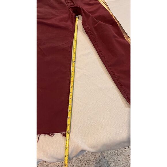 MOTHER THE SHAKER PREP HIGH WAISTED CROP CHINOS SIZE 26 NEW TAGS - Picture 8 of 16